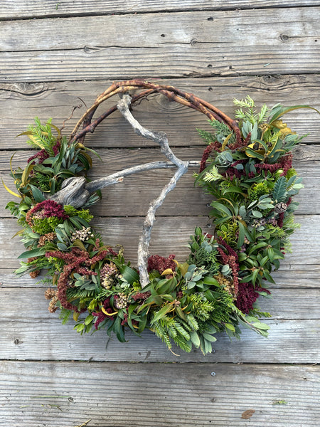 Seasonal Wreath Making Class With Jess~ Saturday, December 13th